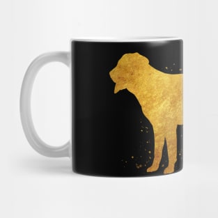 Swiss Mountain dog golden art Mug